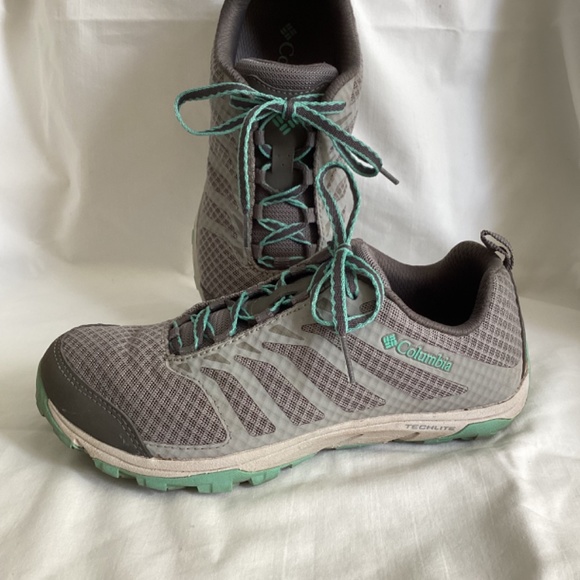 Columbia Shoes - 🥾 Columbia Prescott Point hiking shoes sneakers 6.5 gray